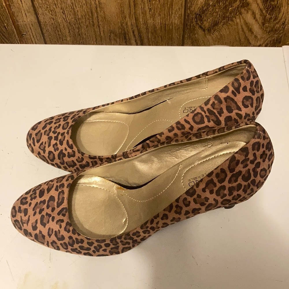 Bandolino Leopard Print Heels.